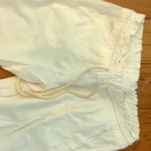 Roxy - White Linen- Beach Lounger